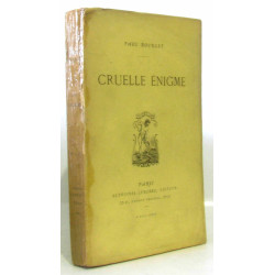 Cruelle énigme (avec hommage de l'auteur)