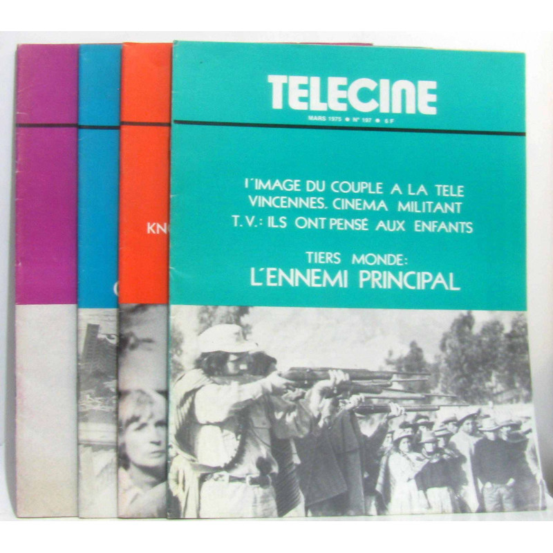 4 numéros de la revue Téléciné - n°197 - 198 - 199 - 200 (mars à...