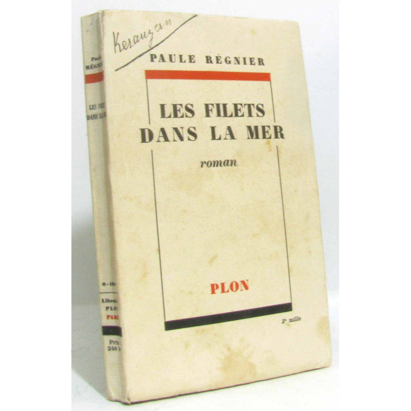 Les filets dans la mer