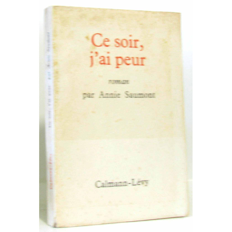 Ce soir j'ai peur