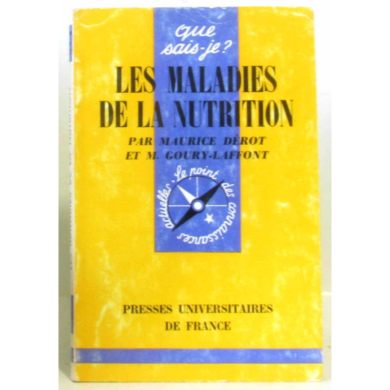 Les maladies de la nutrition