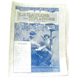 Lot de 25 numéros: Le gaulois du dimanche- année 1910 (du numéro...