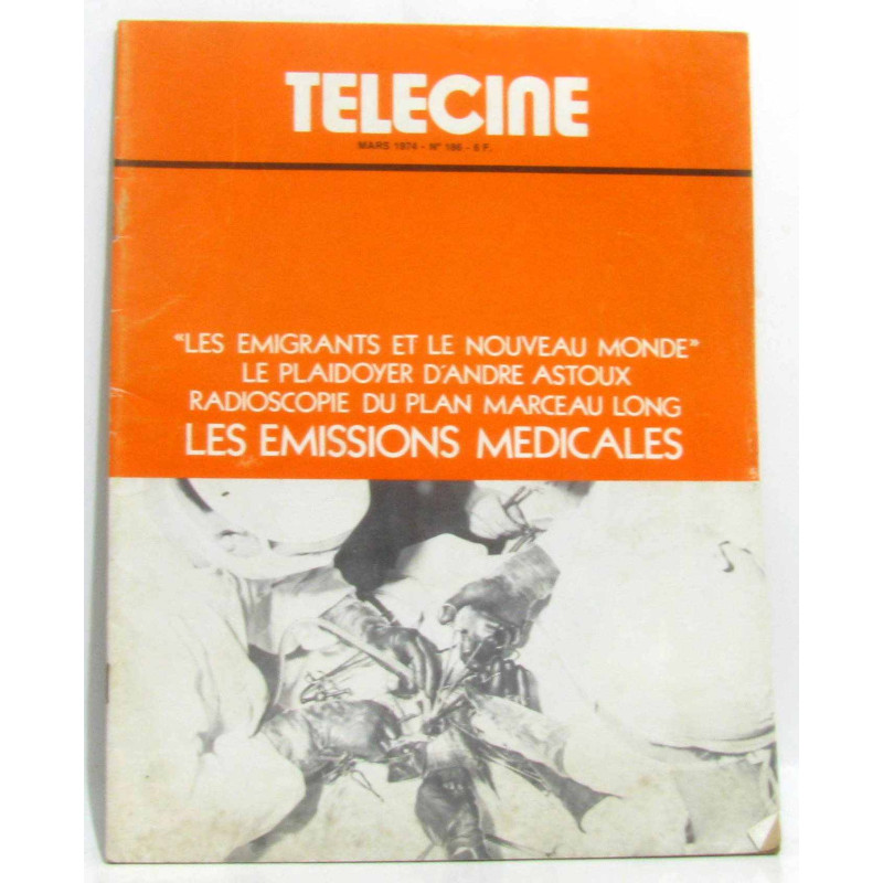 Téléciné - n°186 (de Mars 1974)