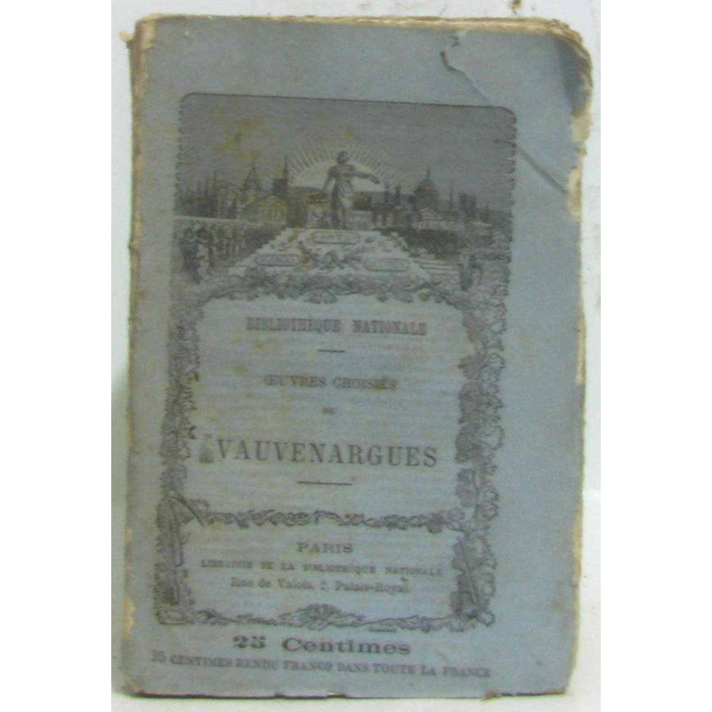 Oeuvres choisies de Vauvenargues