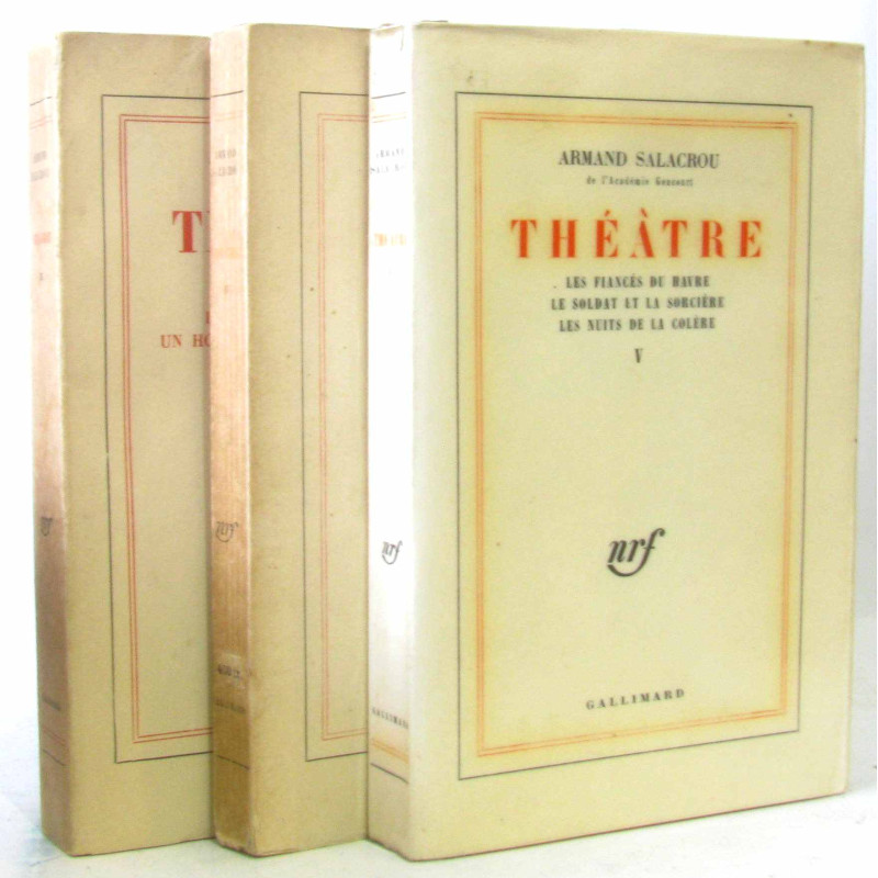 Théâtre tome III IV et V (tome troisième quatrième et cinquième)