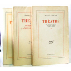 Théâtre tome III IV et V (tome troisième quatrième et cinquième)