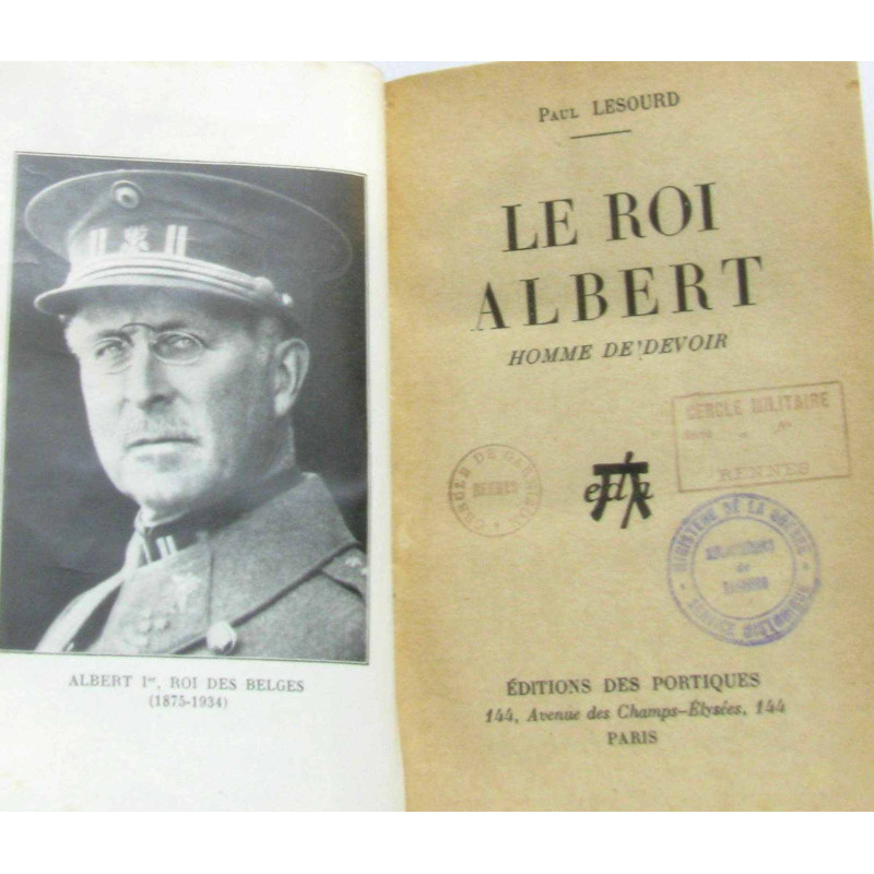 Le roi Albert homme de devoir