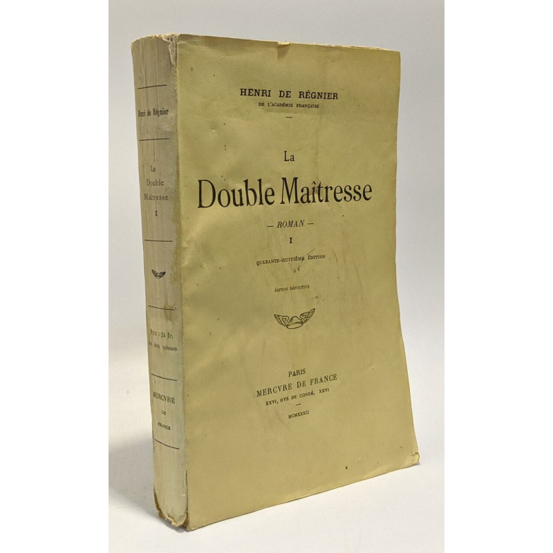 La double maîtresse - Tome premier - édition définitive