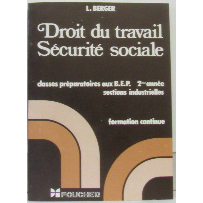 Droit du travail Sécurité sociale