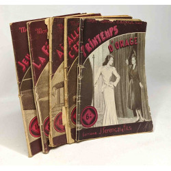 5 livres collection "mon roman d'amour": jeune fille inconnue + la...