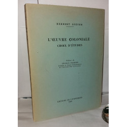 L'oeuvre coloniale choix d'études