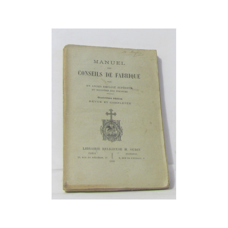 Manuel des conseils de fabrique