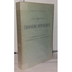 Les origines de la troisième république (1871-1876) L'assemblée...