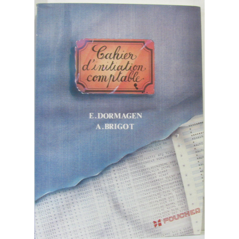 Cahier d'initation comptable