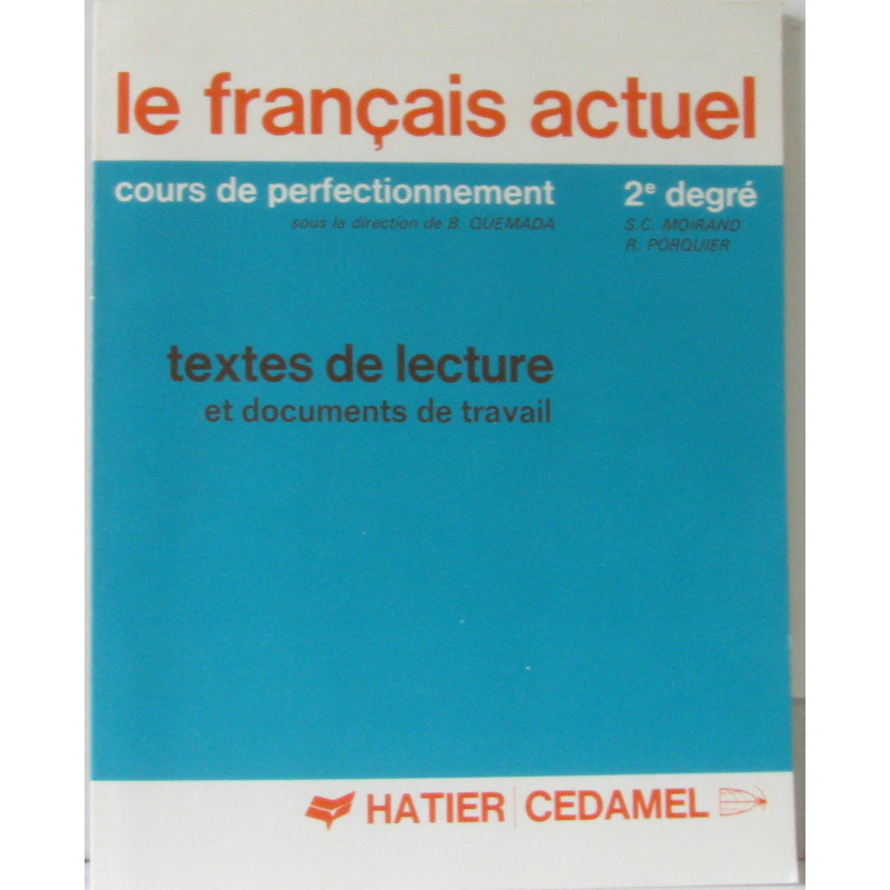 Le français actuel