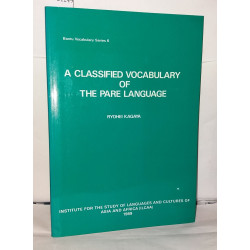 A classified vocabulary of the pare Language