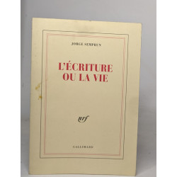 L'Écriture ou la vie