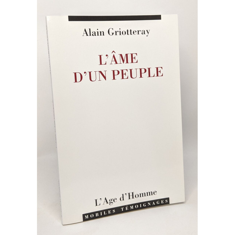 Ame d'un peuple --- avec hommage de l'auteur