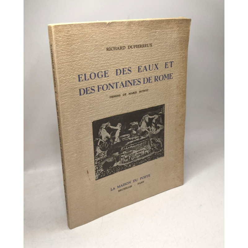 Éloge des eaux et des fontaines de Rome