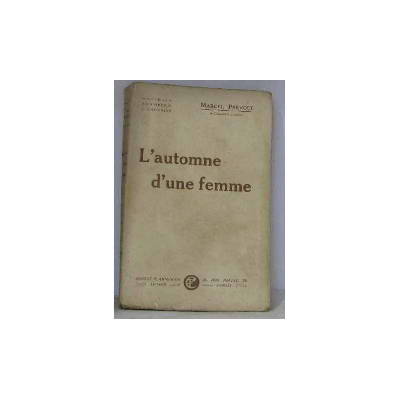 L'automne d'une femme