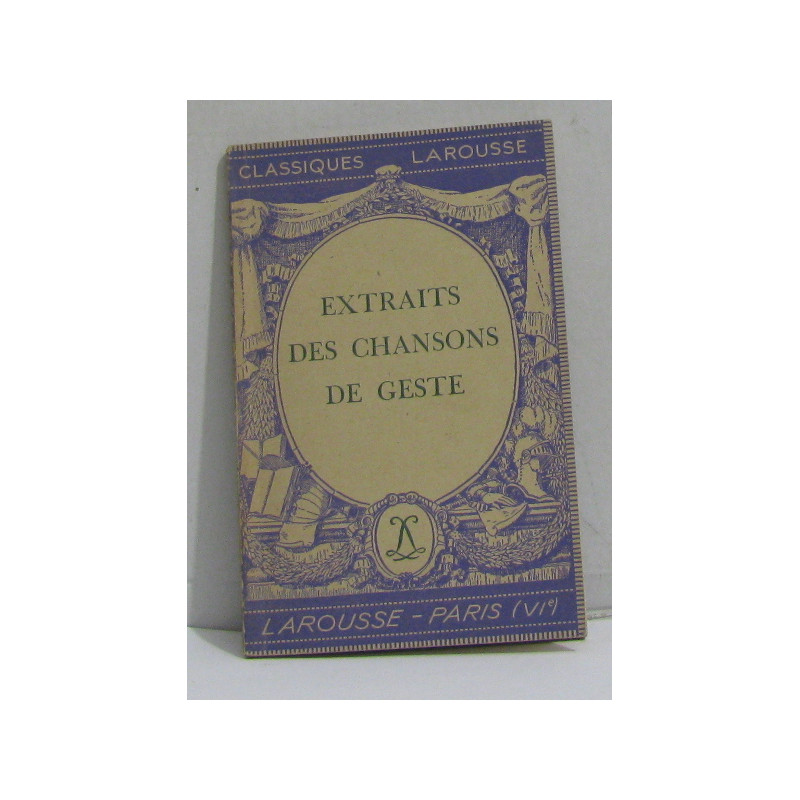 Extraits des chansons de geste