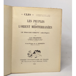 Les peuples de l'orient méditerranéen: I le proche-orient asiatique