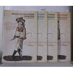 Revue du souvenir Vendéen 4 Numéros année 1995