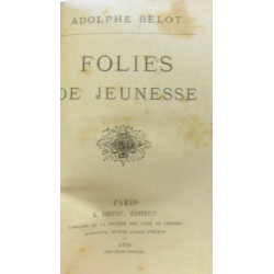 Folies de jeunesse