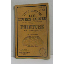 Les livres jaunes fascicule n°12 - peinture en batiment