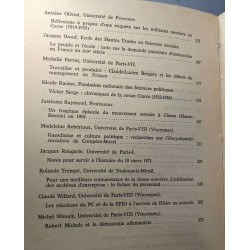 Mélanges d'histoire sociale offerts à Jean Maitron