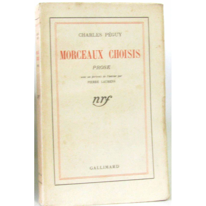 Morceaux choisis prose