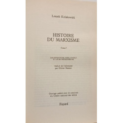 Histoire du marxisme - TOME 1 et 2