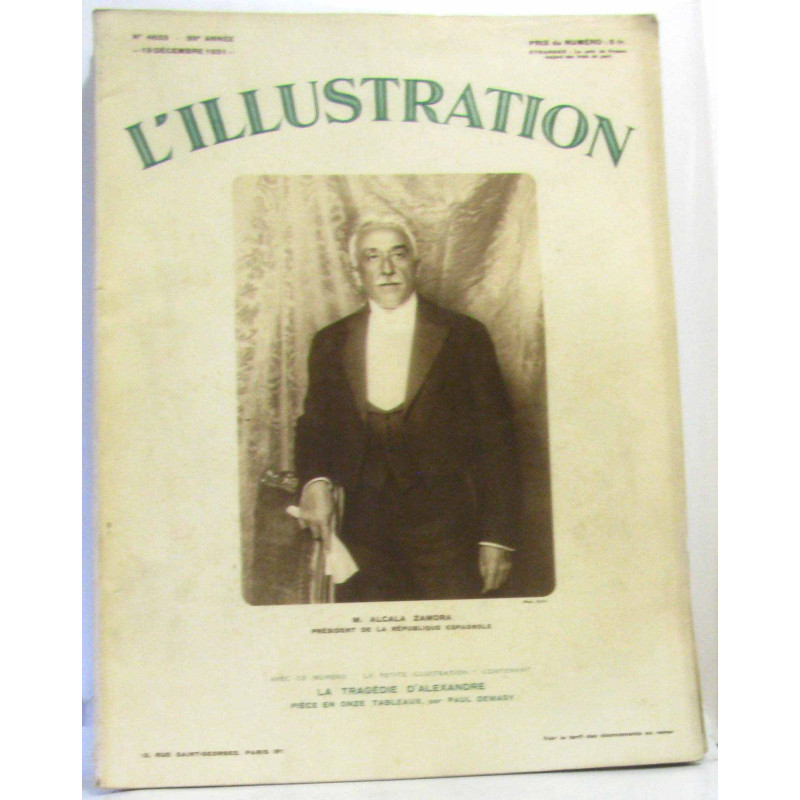 L'illustration 89e année (1931) 6 numéros non consécutifs (17 oct...