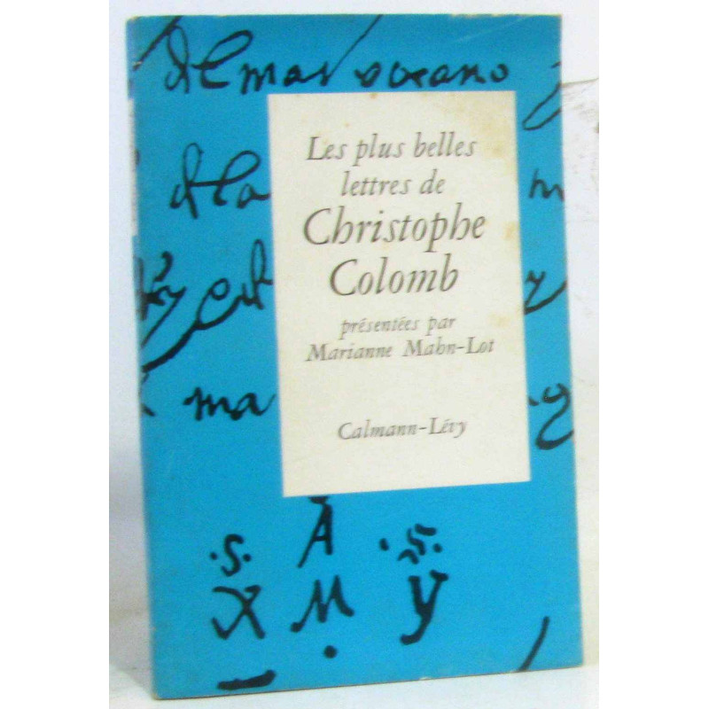 Les plus belles lettres de Christophe Colomb