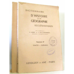 Dictionnaire d'histoire et de géographie ecclésiastiques -...