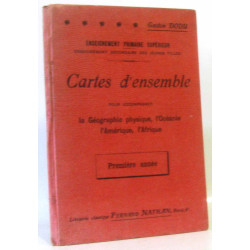Carte d'ensemble pour accompagner la géographie la géographie...
