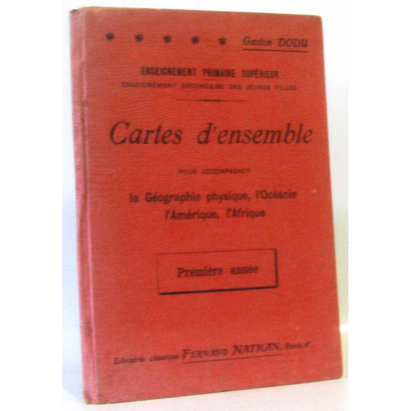 Carte d'ensemble pour accompagner la géographie la géographie...