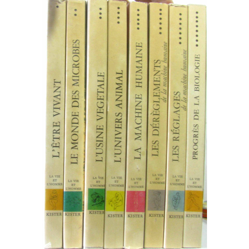La vie et l'homme - encyclopédie des sciences biologiques en 8 volumes