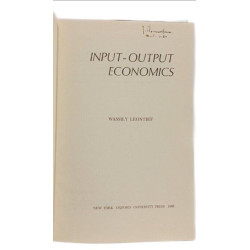 Input-Output Economics
