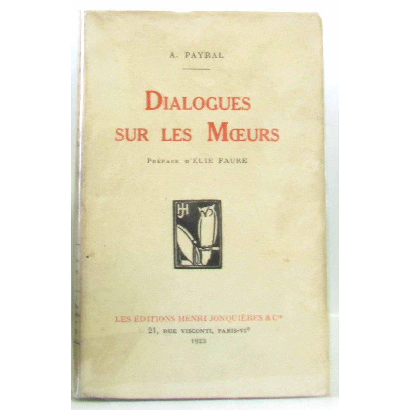 Dialogues sur les moeurs