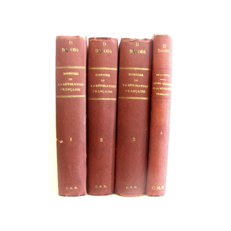 4 Volumes , Histoire religieuse de la révolution française. (Tome...