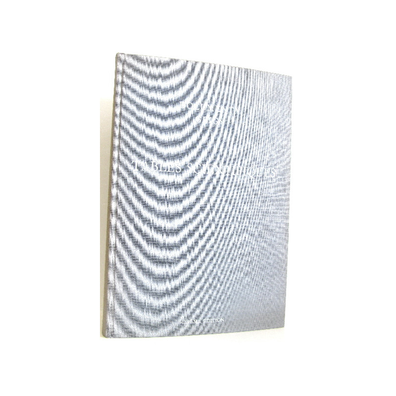 Tables scientifiques. Sixième édition
