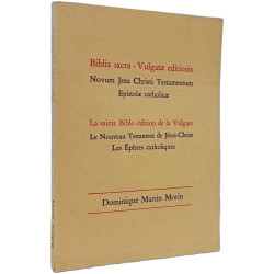 Biblia sacra - Vulgatæ editionis. Novum Jesu Christi Testamentum....