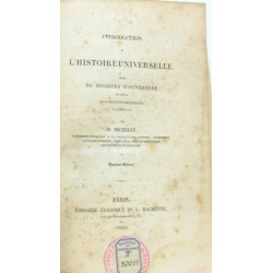 Introduction à l'histoire universelle suivi du discours d'ouverture