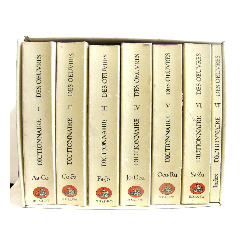 Lot complet 7 tome. Dictionnaire des ?uvres de tous les temps et d...