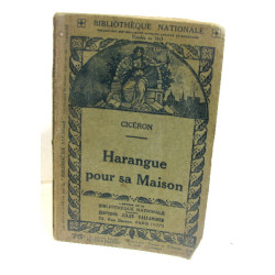 Harangue pour sa maison