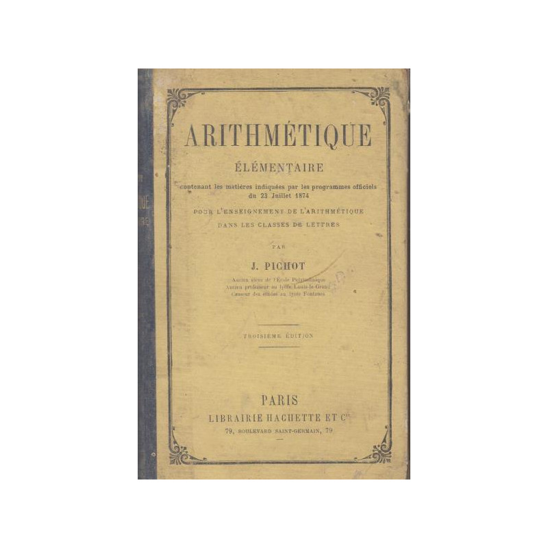 Arithmétique élémentaire