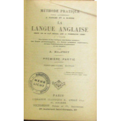 La langue anglaise