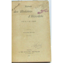 Hérodote Extraits des histoires (annotés par J.H. Vérin)