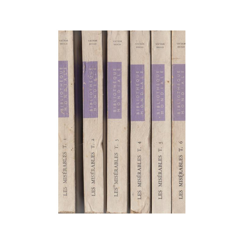 Les misérables (6 volumes)